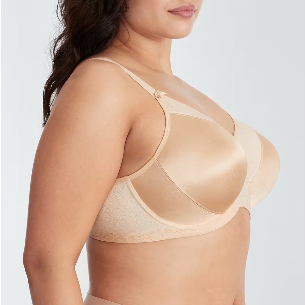 NWT Goddess Yvette Back Smoothing Bra in Sand Size 46D NEW - Picture 2 of 13